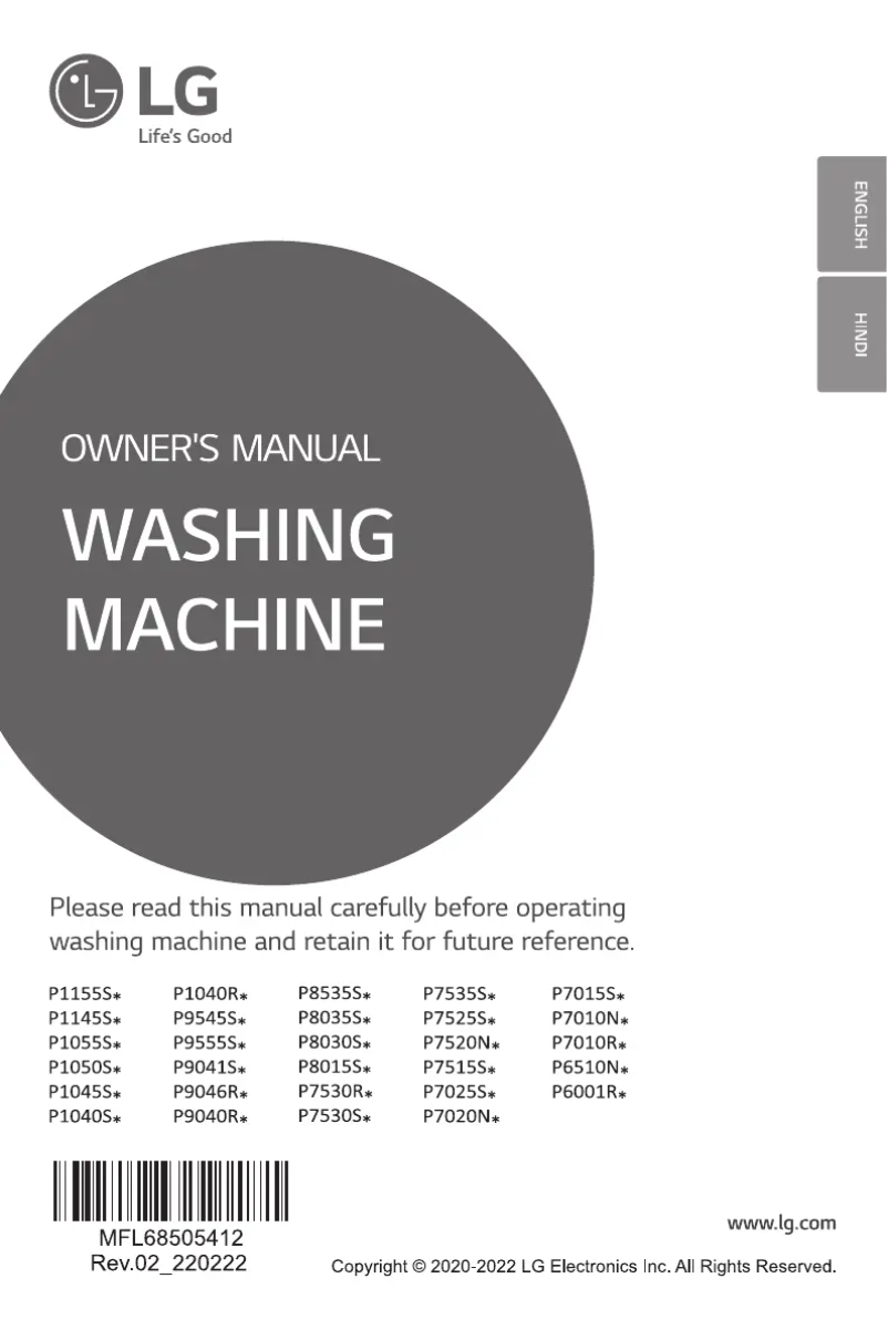 Page 1 de la notice Manuel utilisateur LG P9046RRAZ