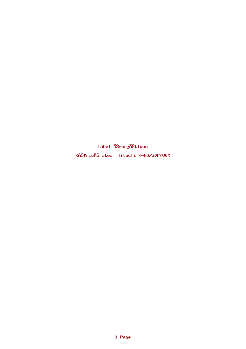 Image de la première page du manuel de l'appareil R-WB730PRU6X