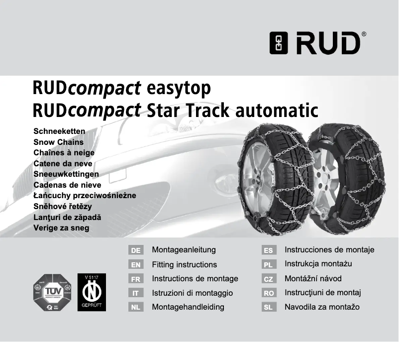 Page 1 de la notice Manuel utilisateur RUD RUDcompact Easytop 4400