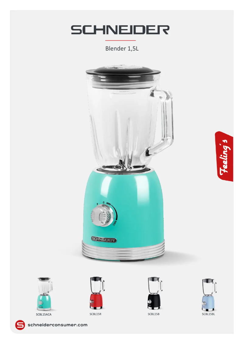 Página 1 del manual Ficha técnica Schneider SCBL15ACA