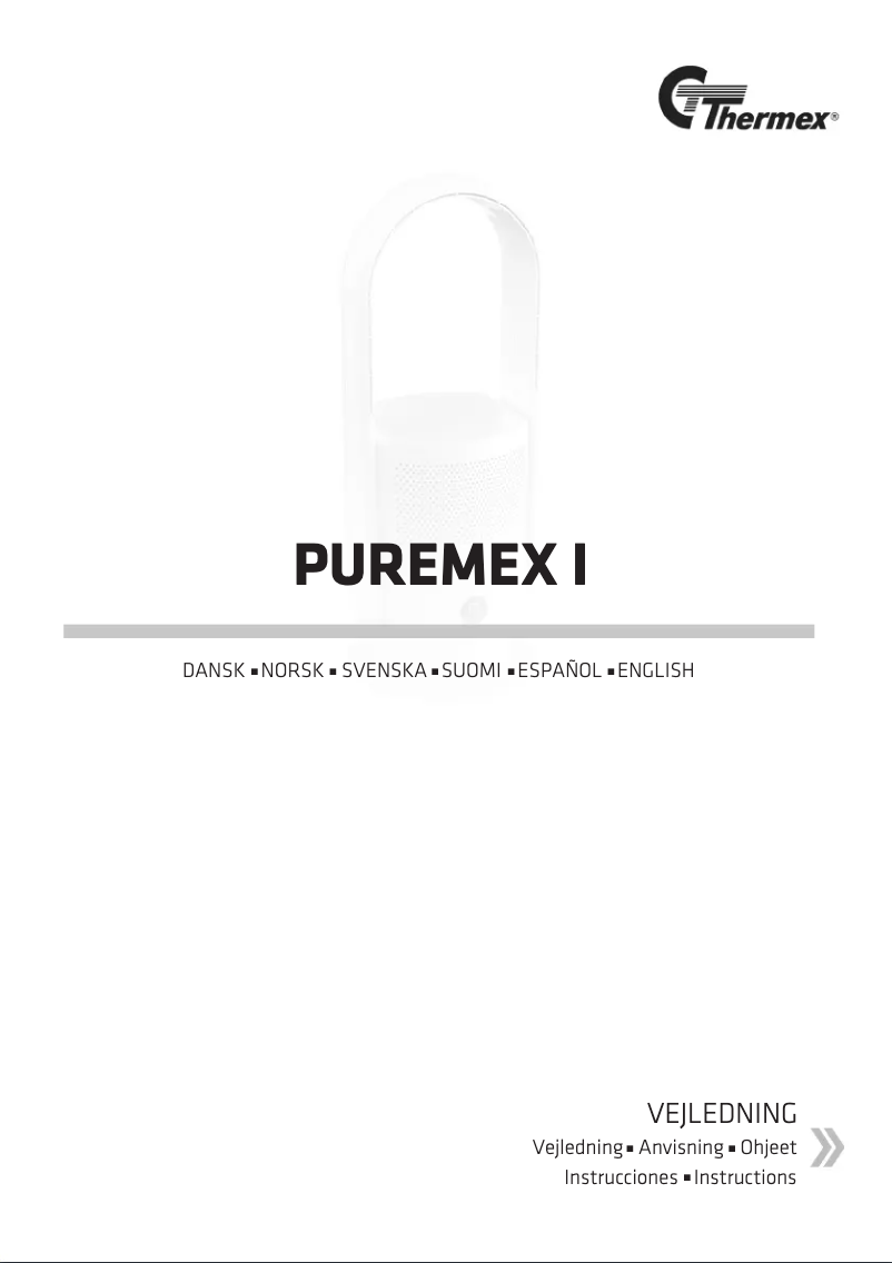 Página 1 del manual Guía de instalación Thermex Puremex 1