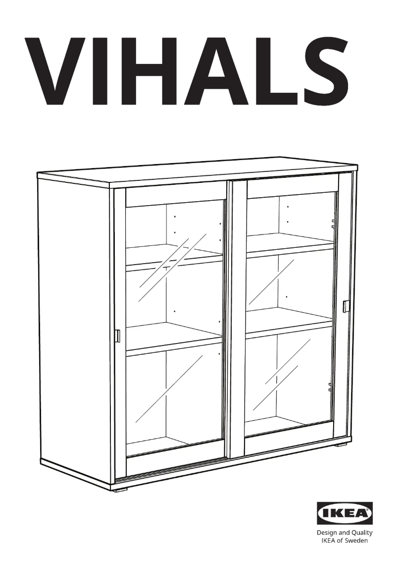 Page 1 de la notice Manuel utilisateur Ikea VIHALS 205.428.79