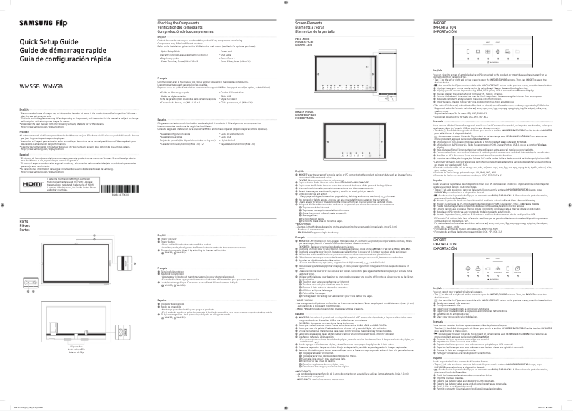 Página 1 del manual Manual de usuario Samsung WM65B