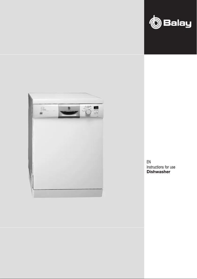 Page 1 de la notice Manuel utilisateur Balay 3VS851ID