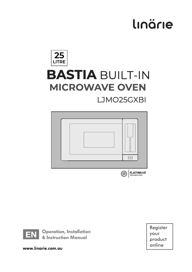 Página 1 del manual Manual de usuario Linarie Bastia LJMO25GXBI