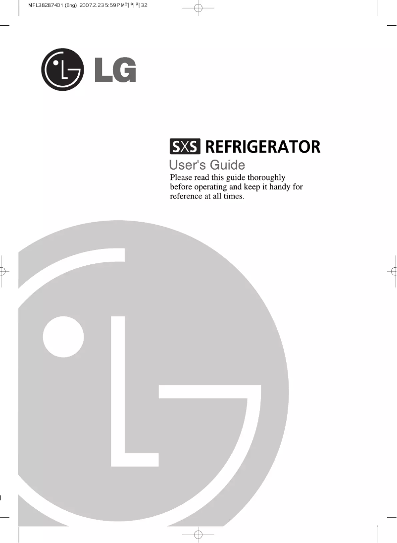 Page 1 de la notice Manuel utilisateur LG GWP227YUQA