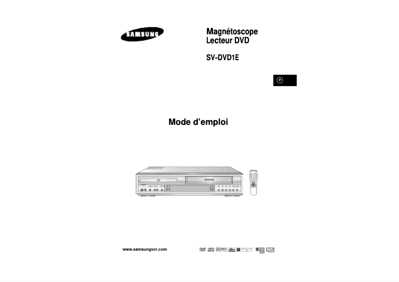 Página 1 del manual Manual de usuario Samsung SV-DVD1E