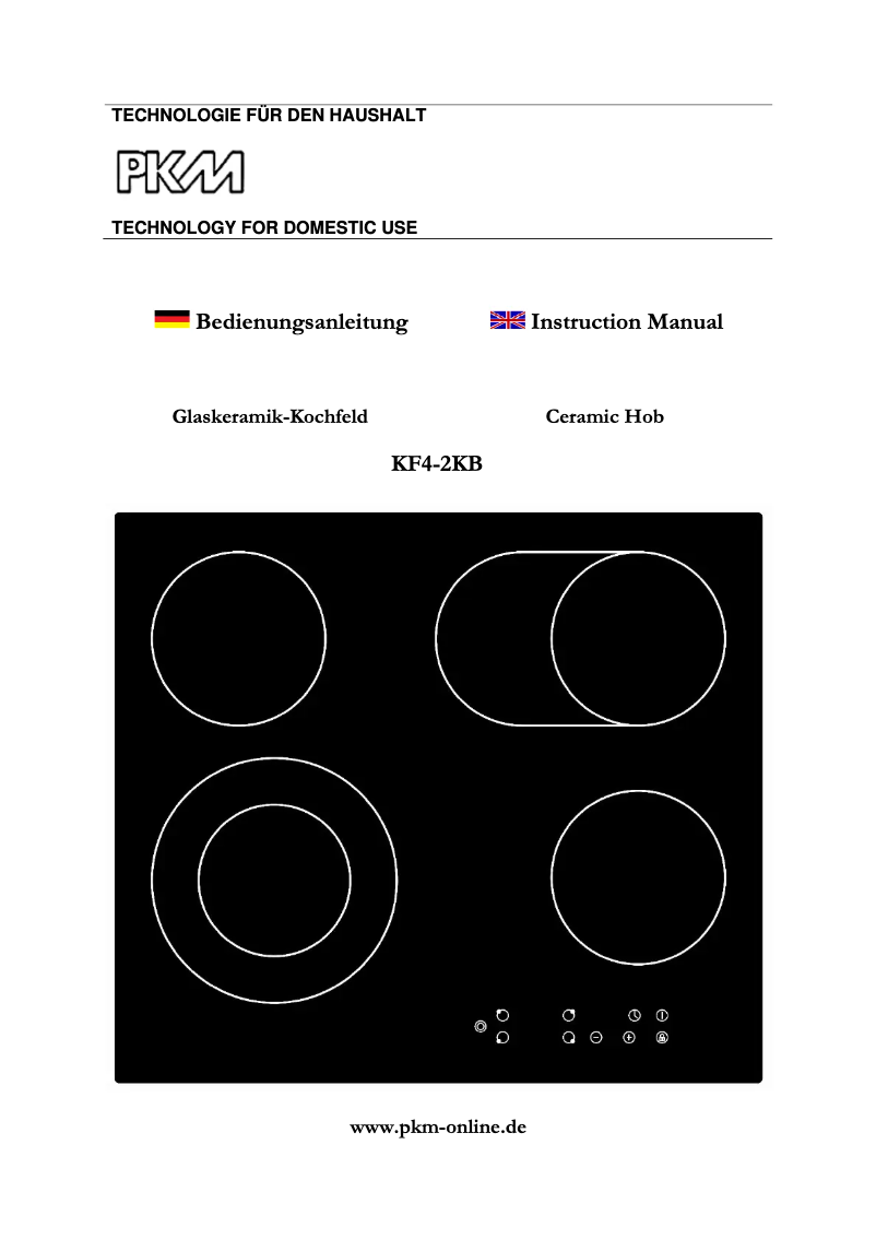 Page 1 de la notice Manuel utilisateur PKM KF4 2KB