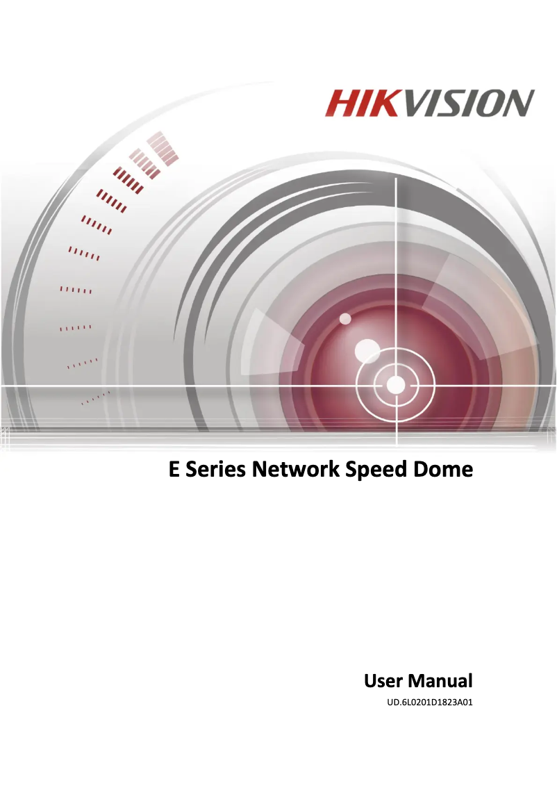 Page 1 de la notice Manuel utilisateur Hikvision DS-2DE5186