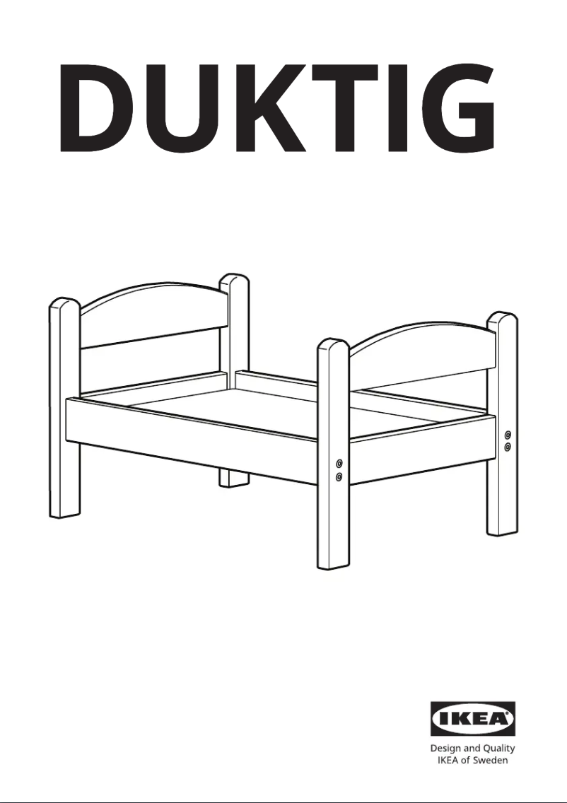 Image de la première page du manuel de l'appareil DUKTIG 505.892.24