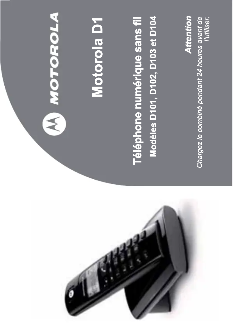 Página nº 1 - Manual de usuario Motorola D103