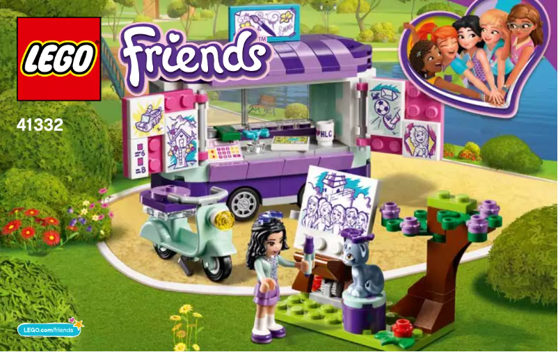 Page 1 de la notice Manuel utilisateur Lego Friends 41332