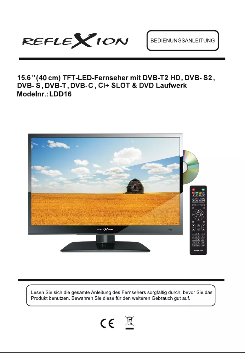 Page 1 de la notice Manuel utilisateur Reflexion LDDW160