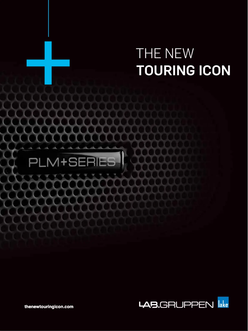 Page 1 of the manual Brochure Lab Gruppen PLM 20K44