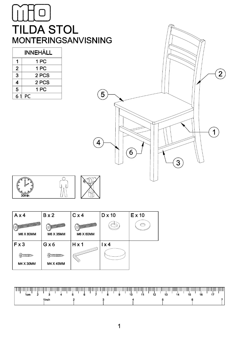 Página 1 del manual Manual de usuario Mio Tilda