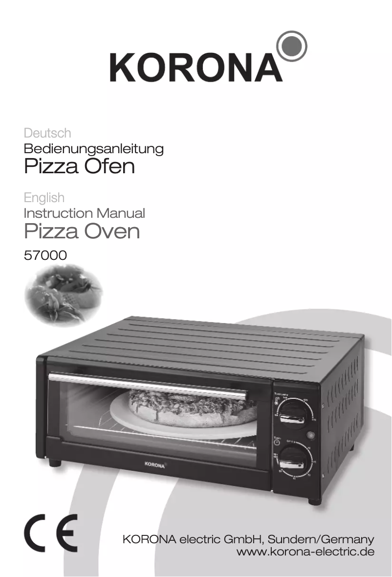 Page 1 de la notice Manuel utilisateur Korona 57000
