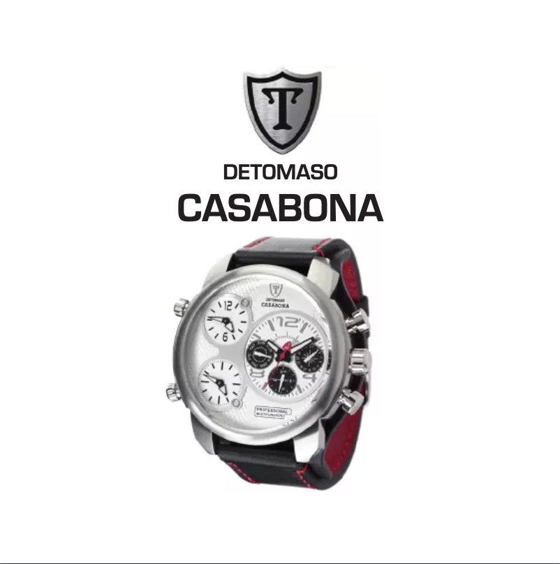 Page 1 de la notice Manuel utilisateur Detomaso Casabona