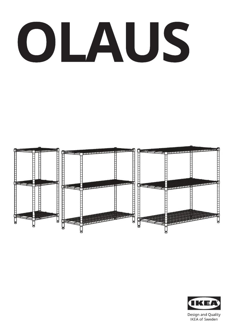 Page 1 de la notice Manuel utilisateur Ikea OLAUS 104.838.56