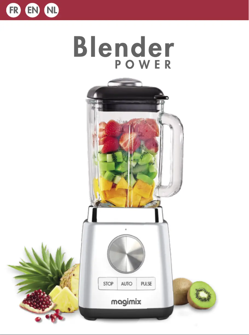 Page 1 de la notice Manuel utilisateur Magimix Blender Power 4