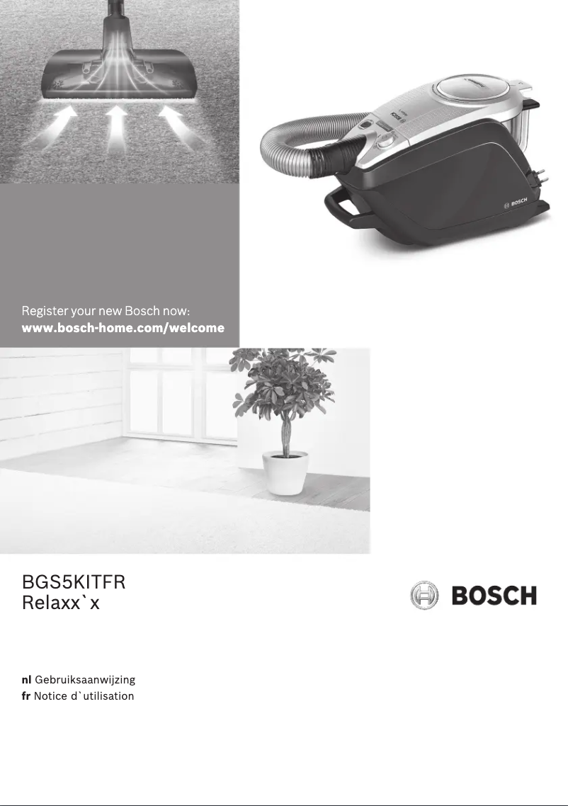 Page 1 de la notice Manuel utilisateur Bosch BGS5KITFR