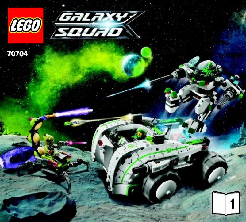 Página 1 del manual Manual de usuario Lego Galaxy Squad 70704