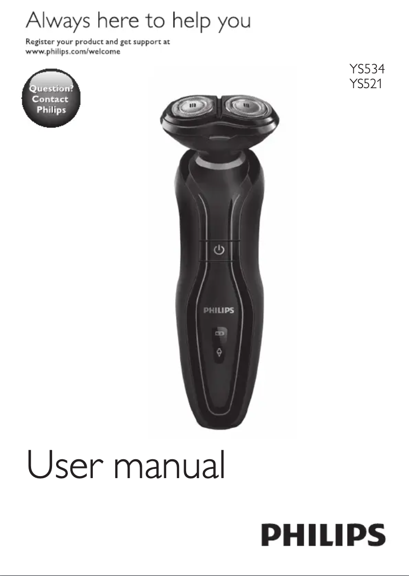 Page 1 de la notice Manuel utilisateur Philips Click&Style YS521