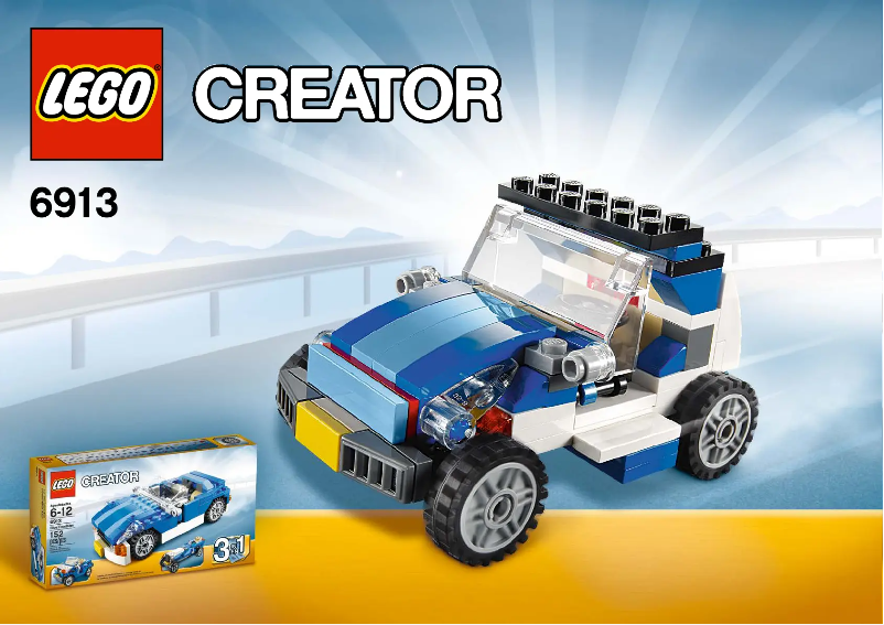 Página 1 del manual Manual de usuario Lego Blue Roadster