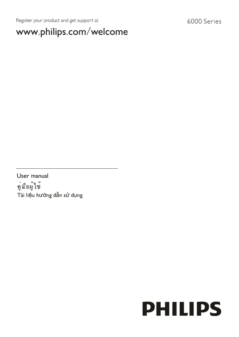 Página 1 del manual Manual de usuario Philips 43PUT6023S