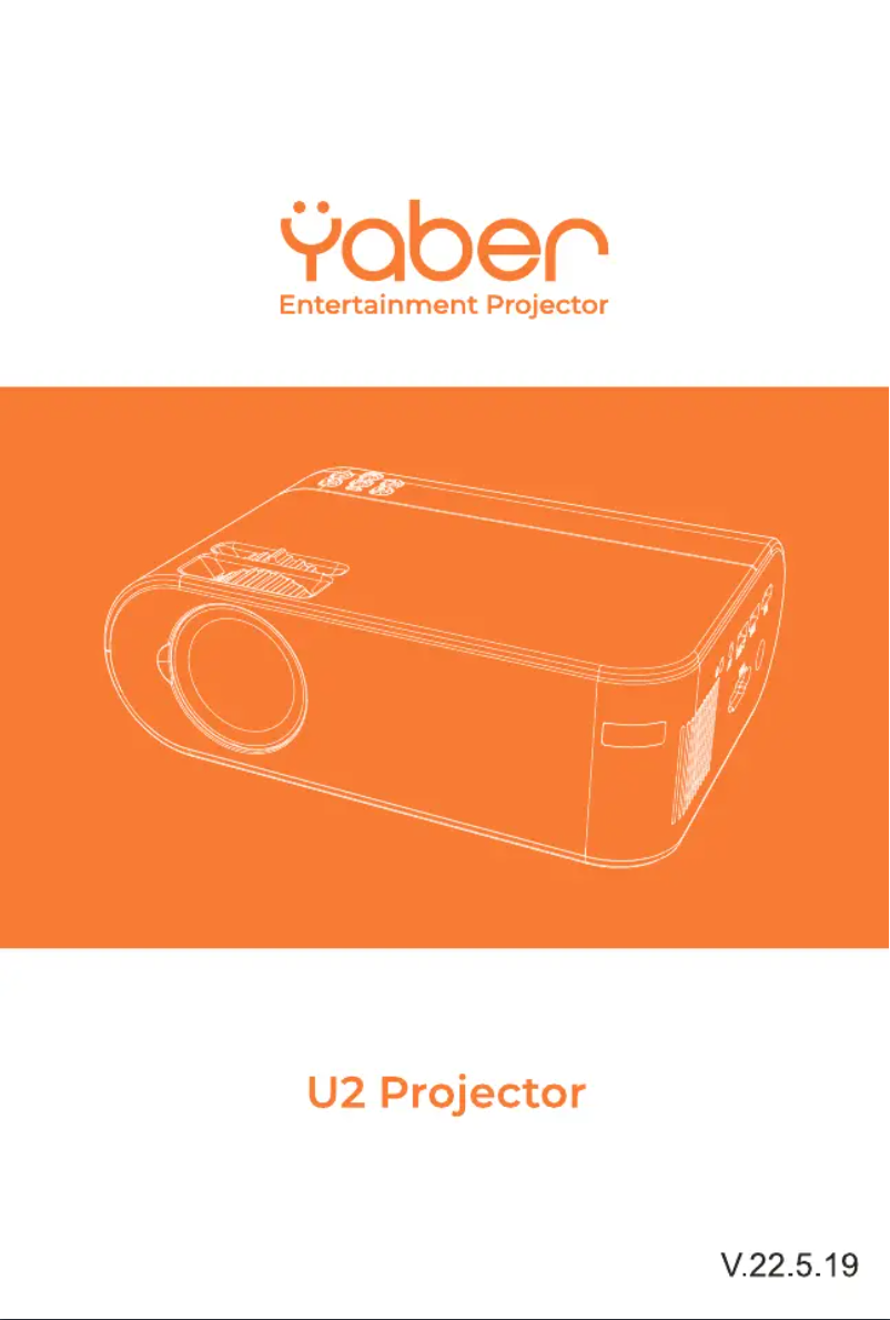 Page 1 de la notice Manuel utilisateur Yaber U2