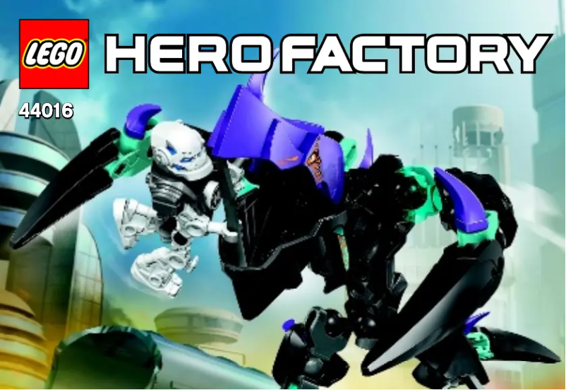 Page 1 de la notice Manuel utilisateur Lego Hero Factory 44016