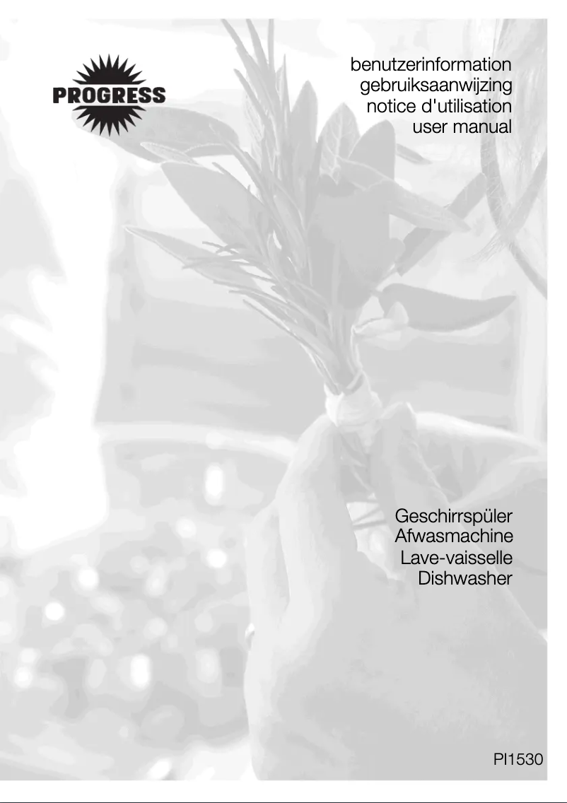Page 1 de la notice Manuel utilisateur Progress PI1530