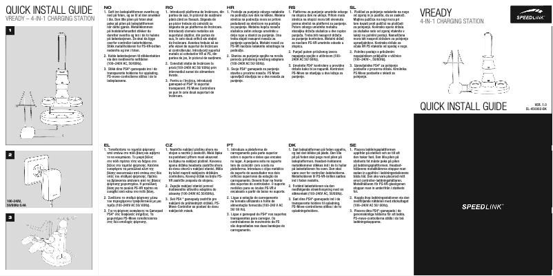 Page 1 de la notice Manuel utilisateur Speed-Link Vready