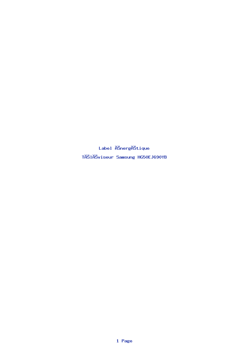 Image de la première page du manuel de l'appareil HG50EJ690YB
