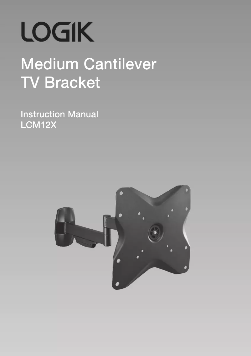 Page 1 of the manual User Manual Logik LCM12X
