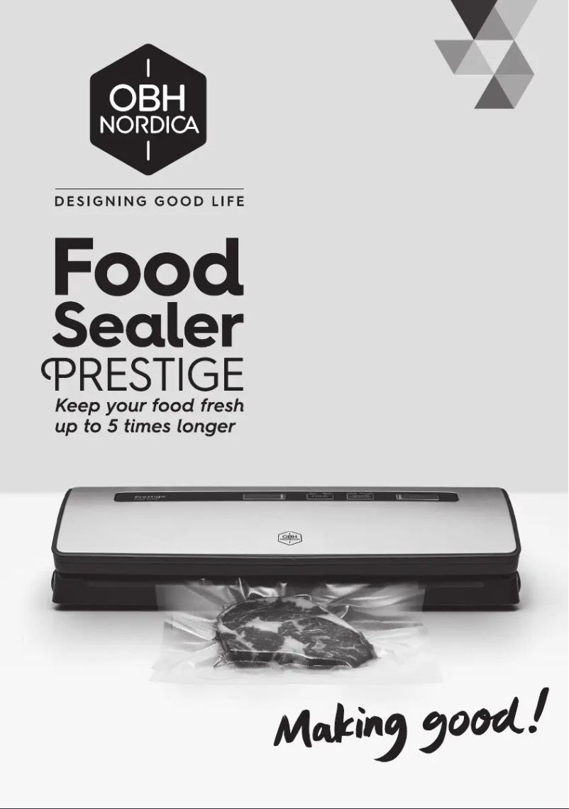 Page 1 de la notice Manuel utilisateur OBH Nordica Prestige 7951