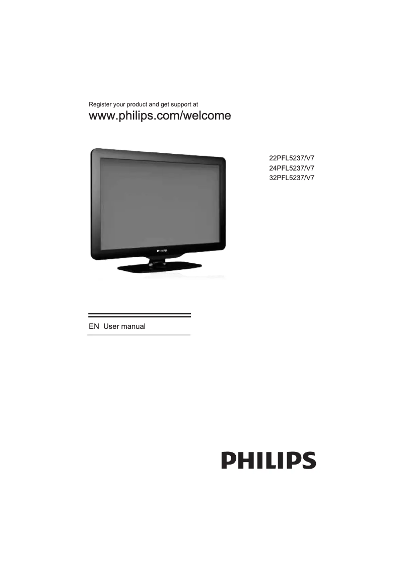 Page n°1 - Manuel utilisateur Philips 22PFL5237