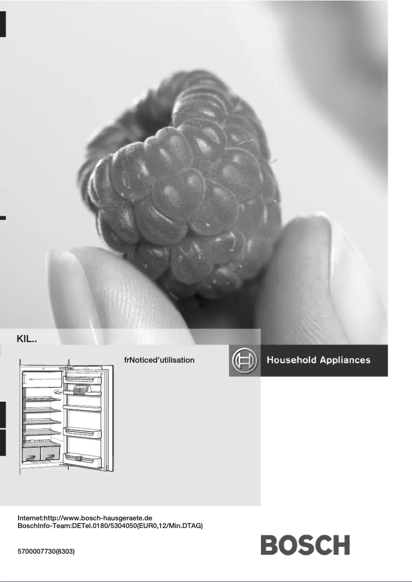 Page 1 of the manual User Manual Bosch KIL23472FF