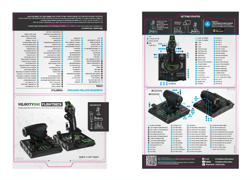 Page 1 de la notice Manuel utilisateur Roccat VelocityOne Flightdeck