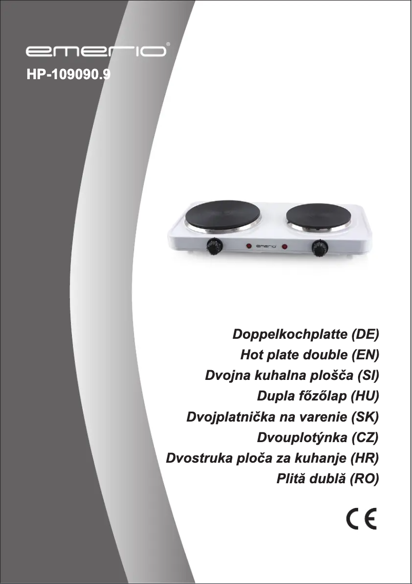 Page 1 de la notice Manuel utilisateur Emerio HP-109090