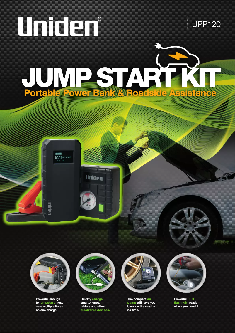 Page 1 de la notice Brochure Uniden UPP 120