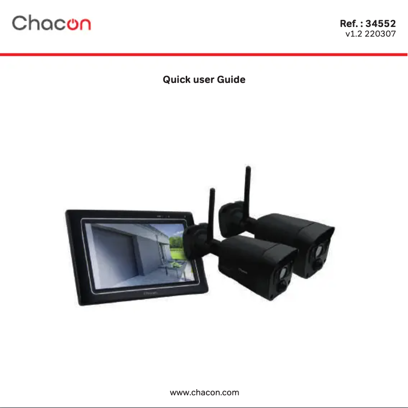 Page 1 de la notice Manuel utilisateur Chacon 34552