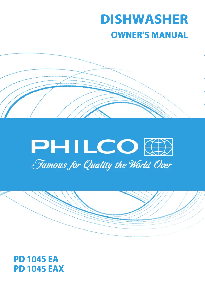 Page 1 de la notice Manuel utilisateur Philco PD 1045 EAX