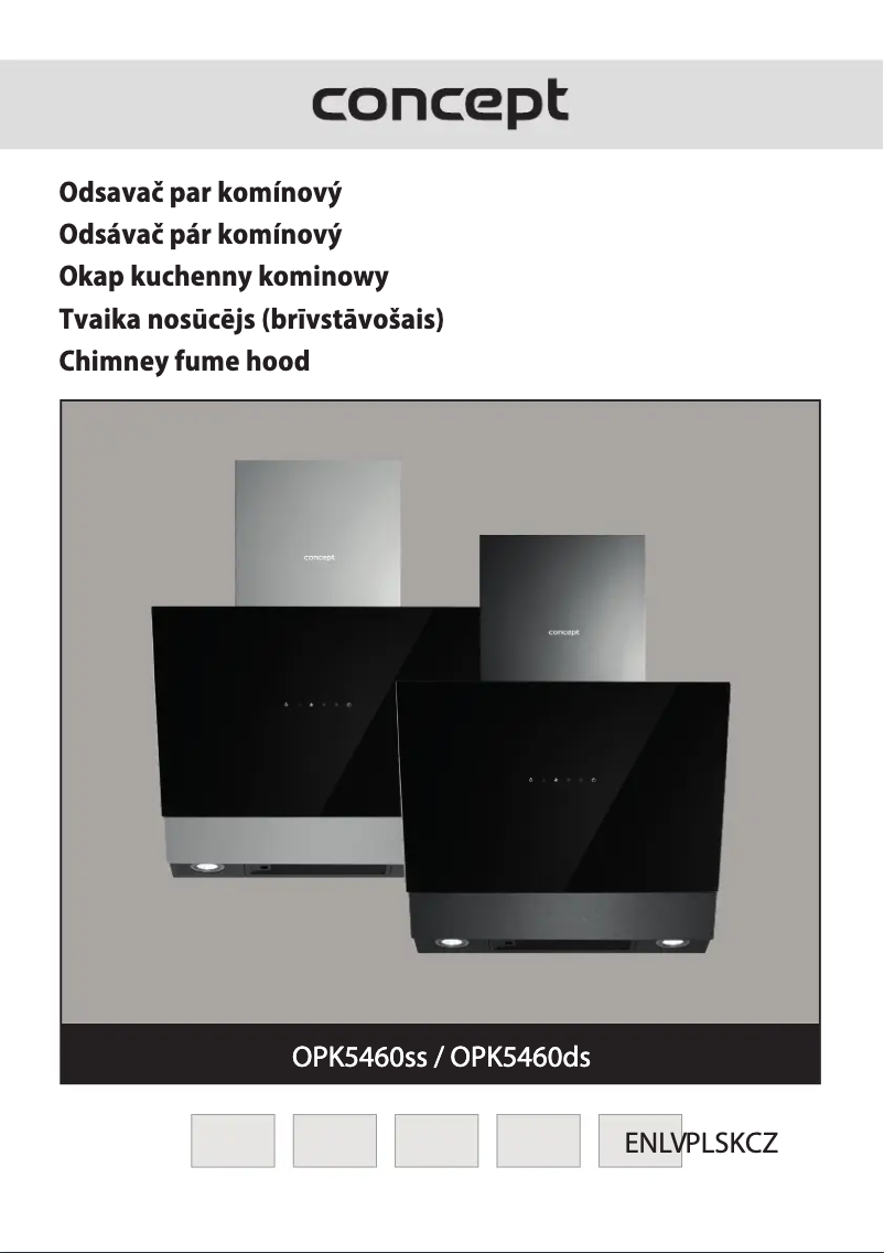 Page 1 of the manual User Manual Concept OPK5460SS