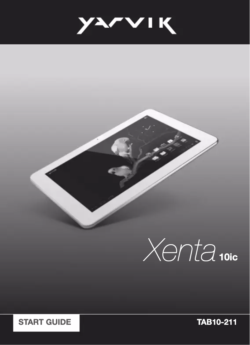 Page 1 de la notice Manuel utilisateur Yarvik Xenta 10ic