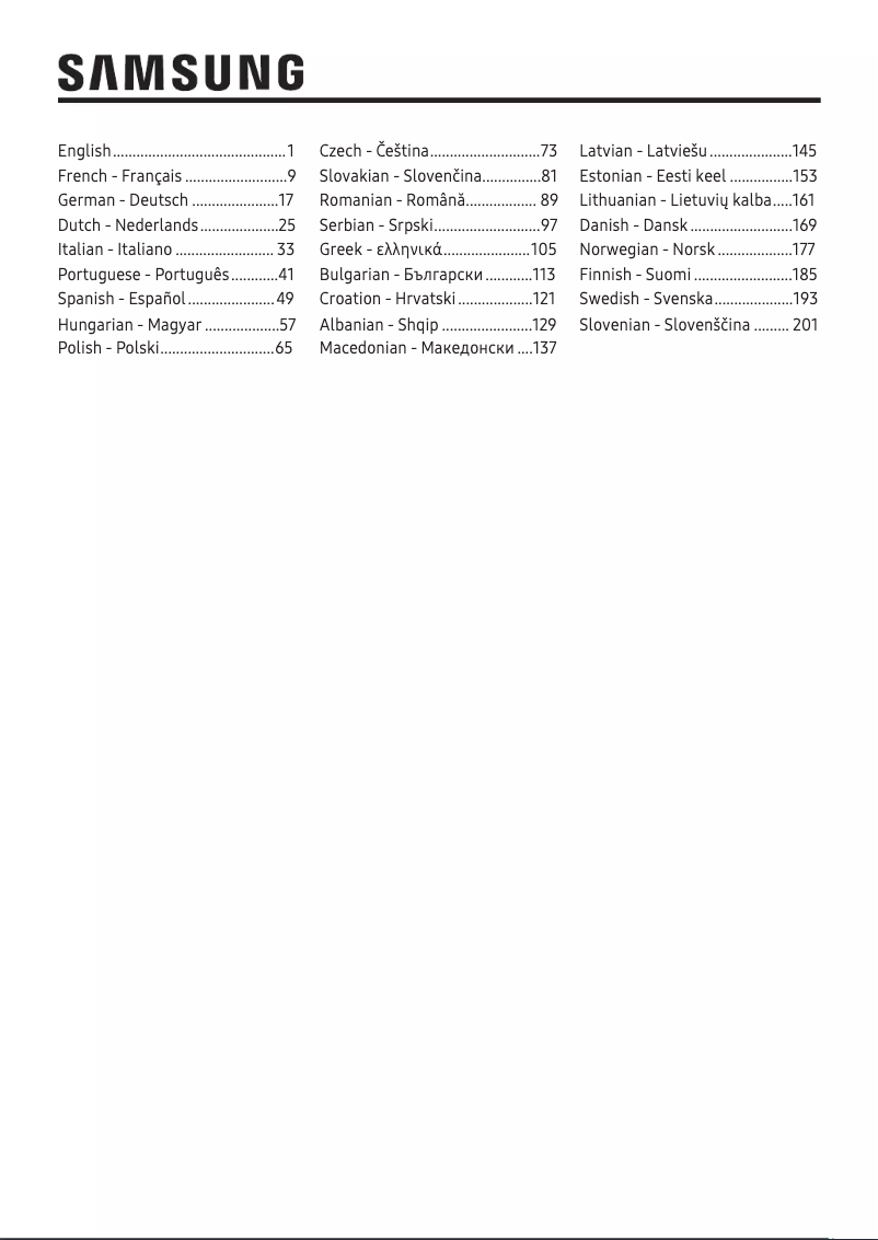 Page 1 de la notice Manuel utilisateur Samsung RB29FSRNDBC