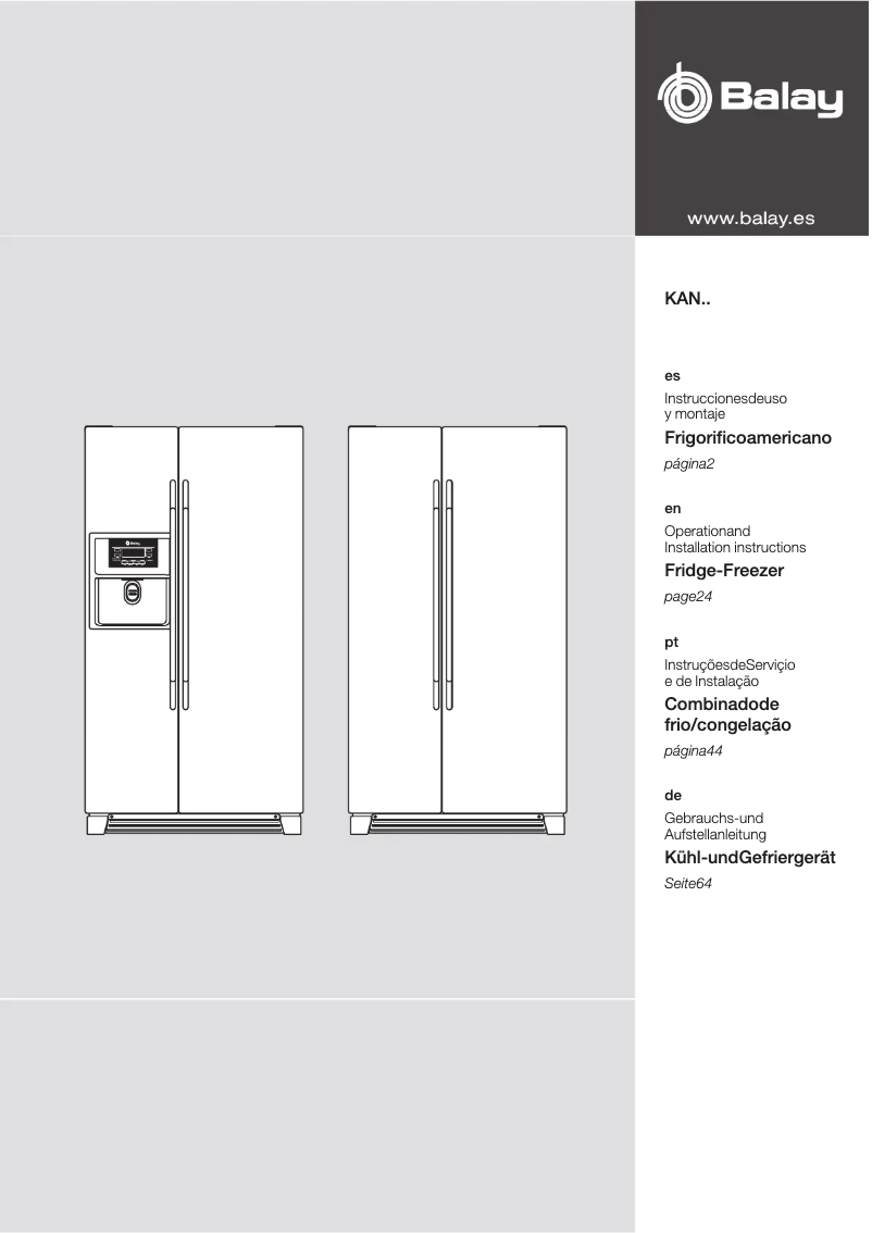 Page 1 de la notice Manuel utilisateur Balay 3FA6780A