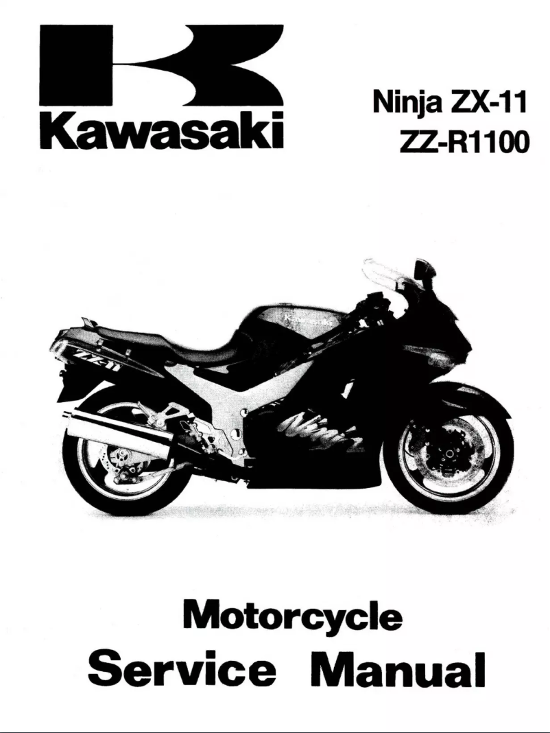 Page 1 de la notice Manuel utilisateur Kawasaki Ninja ZX11 (1999)