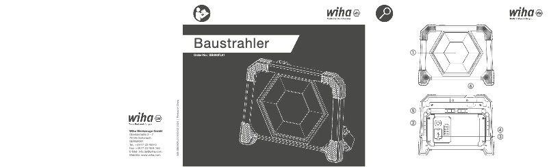 Page 1 de la notice Manuel utilisateur Wiha 45698