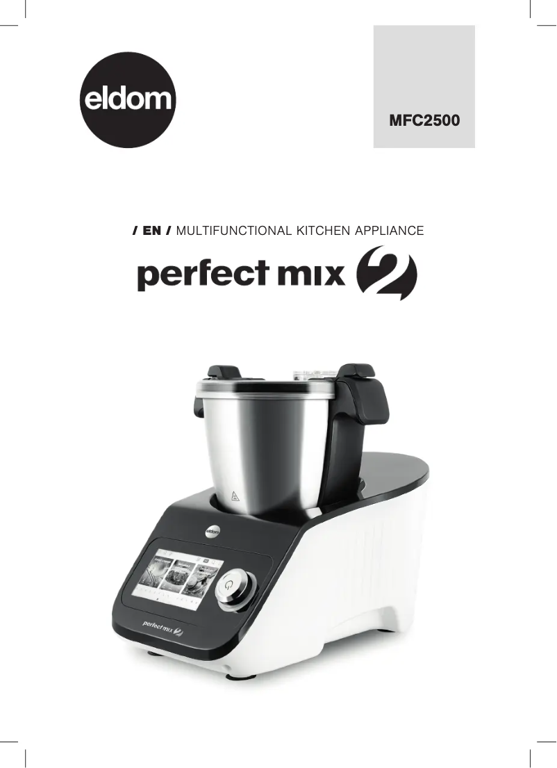 Page 1 of the manual User Manual Eldom Perfect Mix 2 MFC2500