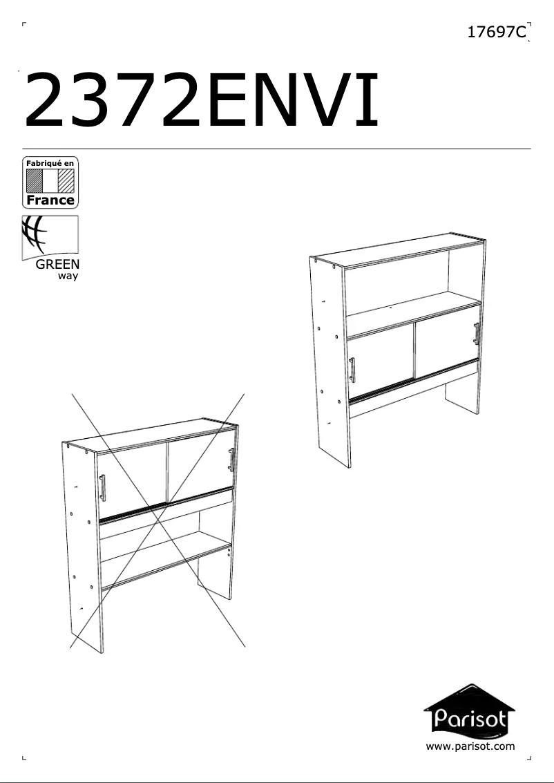 Página 1 del manual Manual de usuario Parisot Snoop 2372ENVI